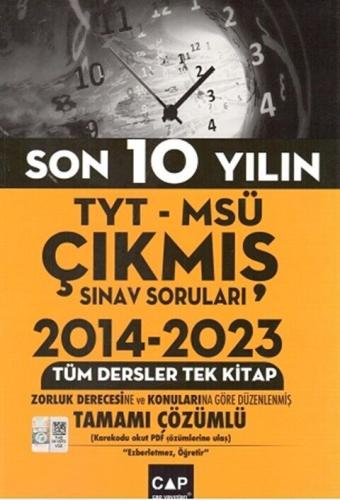 Çap Yayınları TYT MSÜ Son 10 Yılın Çıkmış Soruları Komisyon