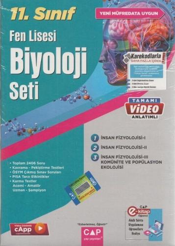 Çap Yayınları 11. Sınıf Biyoloji Fen Lisesi Seti Komisyon