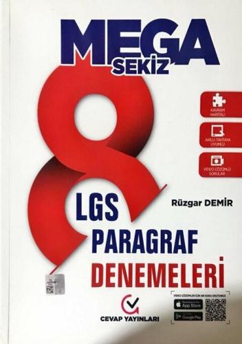 Cevap Yayınları 8. Sınıf LGS MEGA Paragraf Denemeleri Rüzgar Demir
