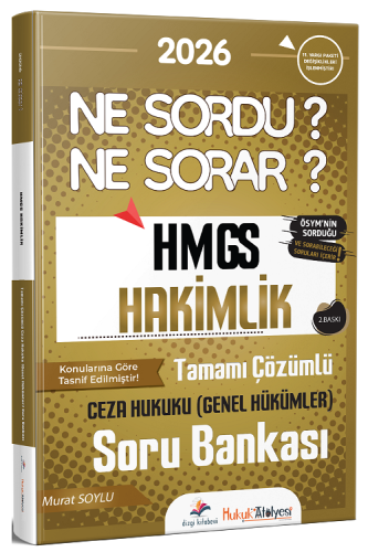 HMGS, Hakimlik Sınavları,HMGS Soru Bankası, - Dizgi Kitap - Dizgi Kita