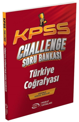 Murat Yayınları KPSS Türkiye Coğrafyası CHALLENGE Soru Bankası Çözümlü