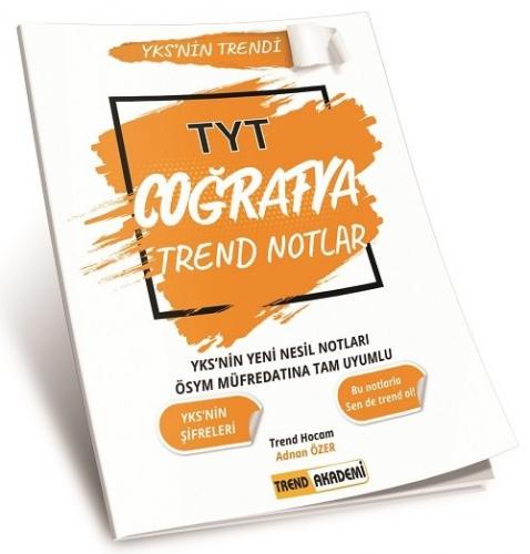Trend Akademi TYT Coğrafya Trend Notlar Komisyon