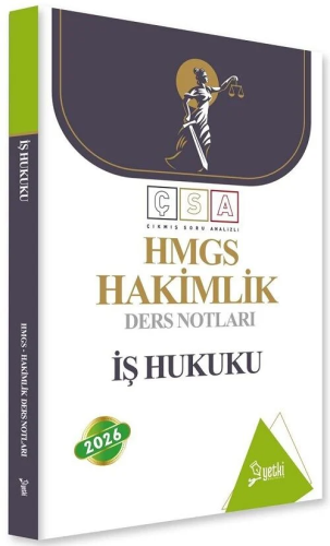 - Yetki Yayıncılık - Yetki Yayınları 2026 HMGS Hakimlik İş Hukuku Ders
