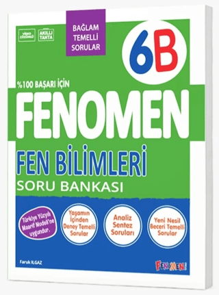 Fenomen Okul Yayınları 6. Sınıf Fen Bilimleri Fenomen B Soru Bankası