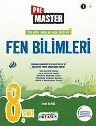 Okyanus Yayınları 8. Sınıf Fen Bilimleri Pre-Master Soru Bankası Tarık