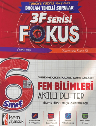 İsem Yayınları 6. Sınıf Fen Bilimleri Akıllı Defter