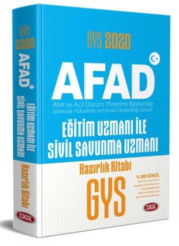 KAMPANYALI Data Yayınları 2020 GYS AFAD Eğitim Uzmanı ile Sivil Savunma Uzmanı Hazırlık Kitabı