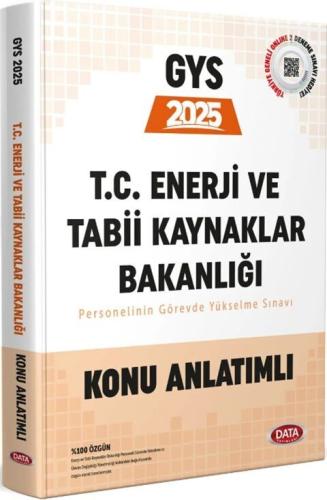 Data Yayınları 2025 Enerji ve Tabii Kaynaklar Bakanlığı GYS Konu Anlatımlı