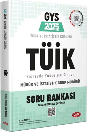 Data Yayınları 2025 Türkiye İstatistik Kurumu (TÜİK) GYS Soru Bankası