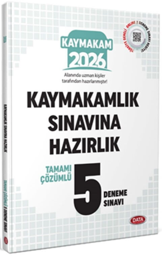 Deneme - Data Yayınları 2026 Kaymakamlık Sınavına Hazırlık Tamamı Çözü