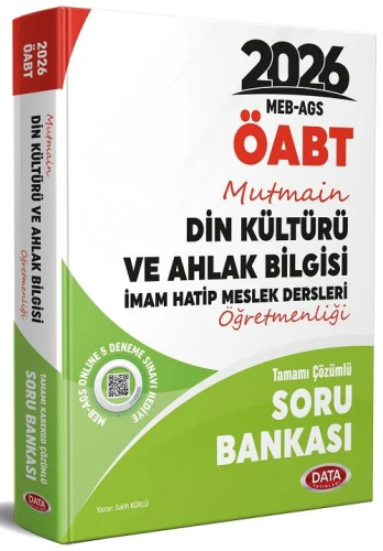 DHBT Kitapları, - Data Yayınları - Data Yayınları 2026 MEB AGS ÖABT Mu
