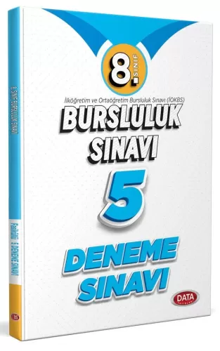 Data Yayınları 8. Sınıf Bursluluk 5 Deneme Sınavı Komisyon