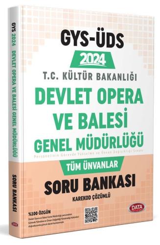 Data Yayınları 2024 GYS ÜDS Devlet Opera ve Bale Genel Müdürlüğü Soru Bankası