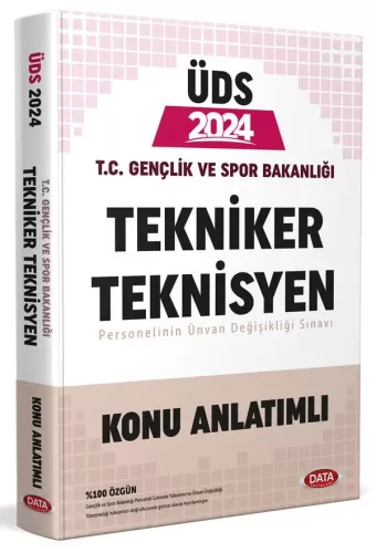 Data Yayınları 2024 T.C. Gençlik ve Spor Bakanlığı Tekniker - Teknisye