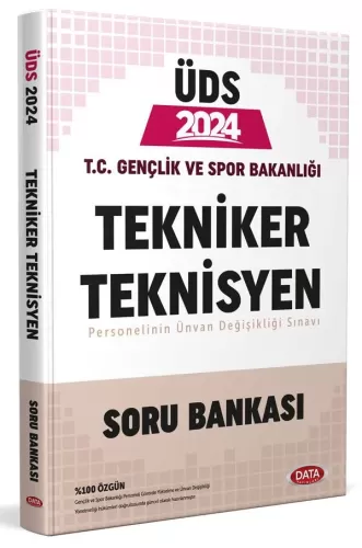 Data Yayınları 2024 T.C. Gençlik ve Spor Bakanlığı Tekniker - Teknisye
