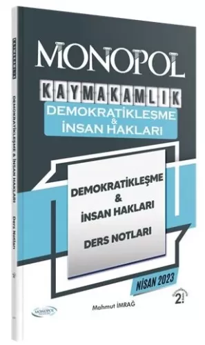 Monopol Yayınları Kaymakamlık Demokratikleşme ve İnsan Hakları Ders No