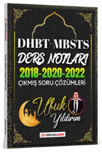 Dijital Hoca Yayınları DHBT MBSTS Ders Notları 2018-2020-2022 Çıkmış S