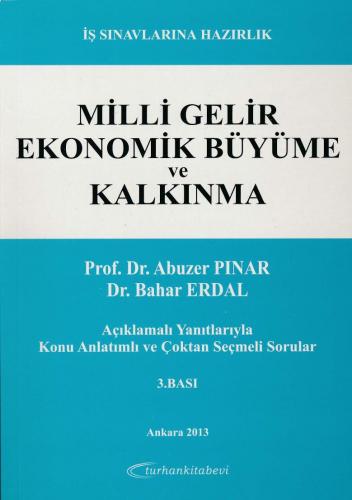 Üniversite Ders Kitapları, - Turhan Kitabevi - Milli Gelir Ekonomik Bü