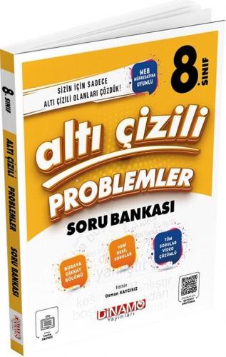 Dinamo Yayınları 8. Sınıf Problemler Altı Çizili Soru Bankası Komisyon