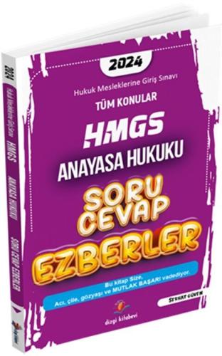 Dizgi Kitap Yayınları 2024 HMGS Anayasa Hukuku Soru Cevap Ezberler Ser