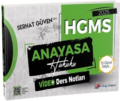 Dizgi Kitap Yayınları 2025 HMGS Anayasa Hukuku Video Ders Notları