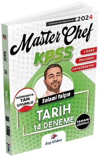 Dizgi Kitap Yayınları 2024 KPSS Genel Kültür Tarih Master Chef 14 Dene