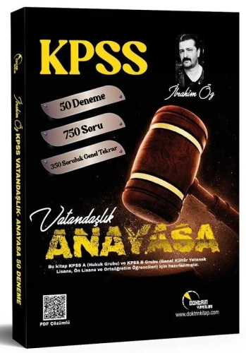 Doktrin Yayınları KPSS Vatandaşlık 50 Deneme ve Genel Tekrar Testi