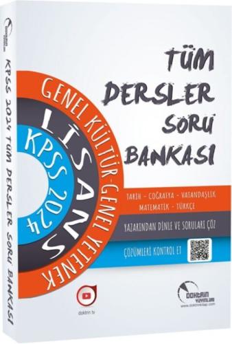 Doktrin Yayınları 2024 KPSS Lisans Genel Kültür Genel Yetenek Tüm Dersler Tek Kitap Soru Bankası