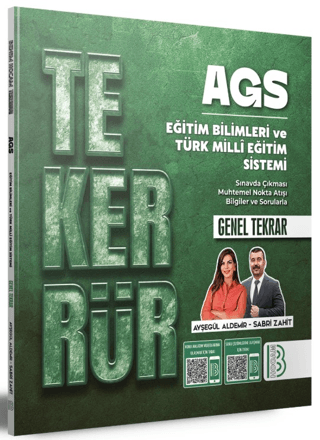 Benim Hocam Yayınları 2026 TEKERRÜR KPSS Eğitim Bilimleri ve Türk Milli Eğitim Sistemi Genel Tekrar