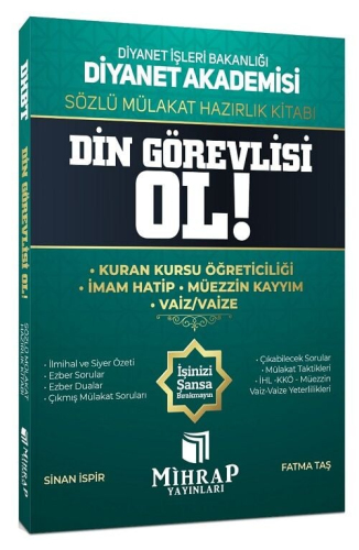 Sınavlara Hazırlık, - Mihrap Yayınları - Mihrap Yayınları Diyanet Akad