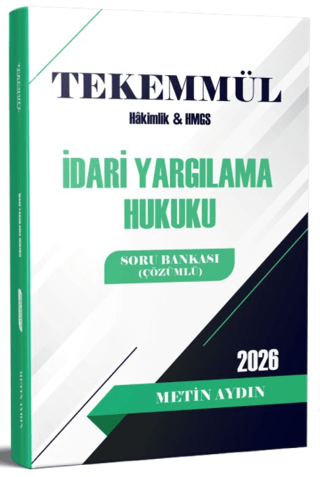 Tekemmül İdari Yargılama Hukuku Soru Bankası