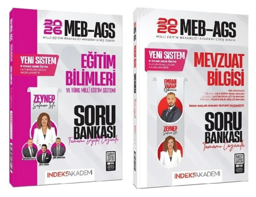 MEB-AGS Hazırlık,AGS Soru Bankası, - İndeks Akademi - İndeks Akademi 2