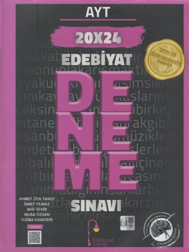 Edebiyat Sokağı Yayınları AYT Edebiyat 20 x 24 Deneme Sınavı