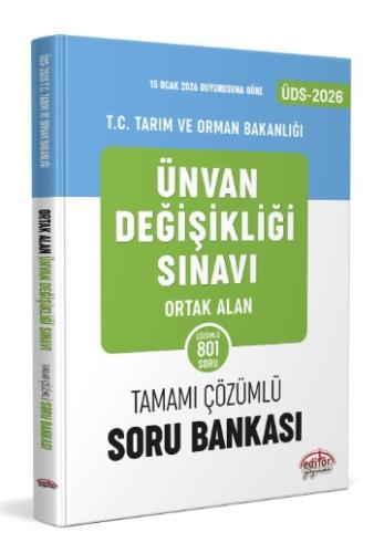 GYS Kitapları, - Editör Yayınevi - Editör Yayınları 2026 T.C. Tarım ve