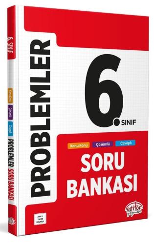 Editör Yayınları 6. Sınıf Problemler Soru Bankası Komisyon