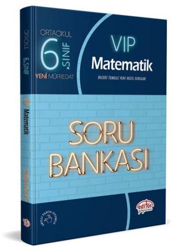 Editör Yayınları 6. Sınıf VIP Matematik Soru Bankası Komisyon