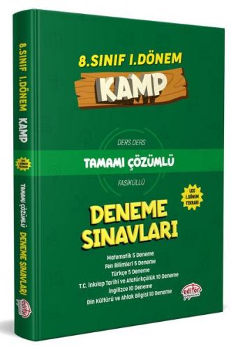 Editör Yayınları 8. Sınıf 1. Dönem Kamp Tamamı Çözümlü Ders Ders Denem
