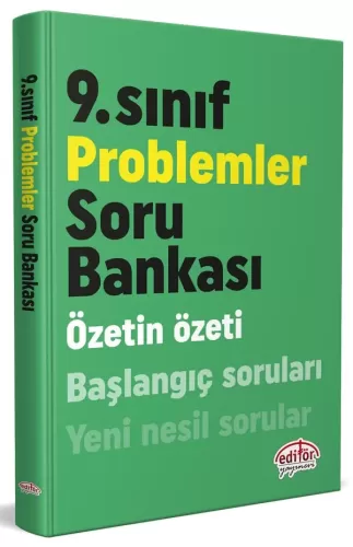 Editör Yayınları 9. Sınıf Problemler Soru Bankası Komisyon