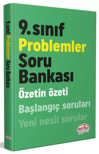 Editör Yayınları 9. Sınıf Problemler Soru Bankası