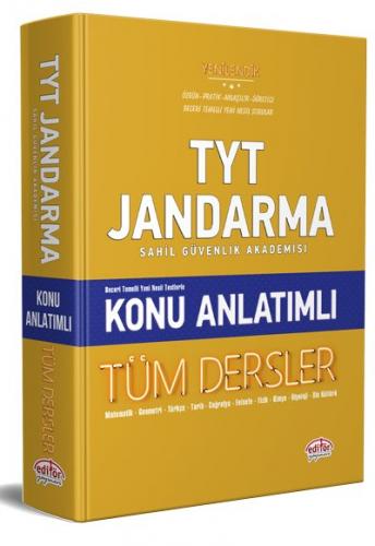 Editör Yayınları TYT Jandarma Sahil Güvenlik Akademisi Konu Anlatımlı 