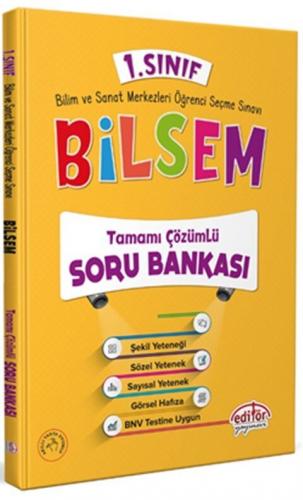 Editör Yayınları 1. Sınıf Bilsem Tamamı Çözümlü Soru Bankası Komisyon