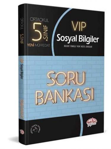 Editör Yayınları 5. Sınıf VIP Sosyal Bilgiler Soru Bankası Komisyon