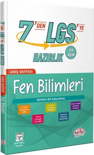 Editör Yayınları 7 den LGS ye Hazırlık Fen Bilimleri Komisyon