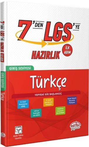 Editör Yayınları 7 den LGS ye Hazırlık Türkçe Komisyon