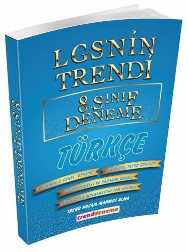 Trend Akademi 8. Sınıf LGS Türkçe LGS nin Trendi 10 Deneme Komisyon