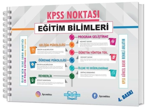 MEB-AGS Hazırlık,MEB-AGS Eğitim Bilimleri Konu Anlatımı, - HMC Yayınla