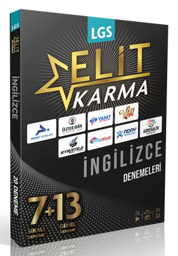 Paraf Yayınları 8. Sınıf LGS İngilizce Elit Karma 20 Deneme Video Çözümlü