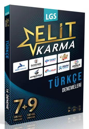Paraf Yayınları 8. Sınıf LGS Türkçe Elit Karma 16 Deneme Video Çözümlü