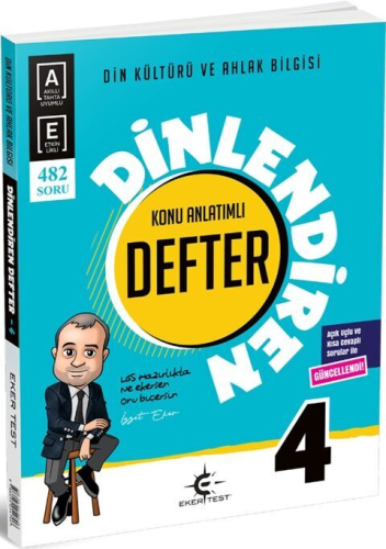 Eker Test Yayınları 4. Sınıf Din Kültürü ve Ahlak Bilgisi Dinlendiren Defter