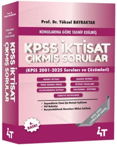 KPSS A Kitapları,Soru Bankası, - 4T Yayınları - 4T Yayınları 2026 KPSS